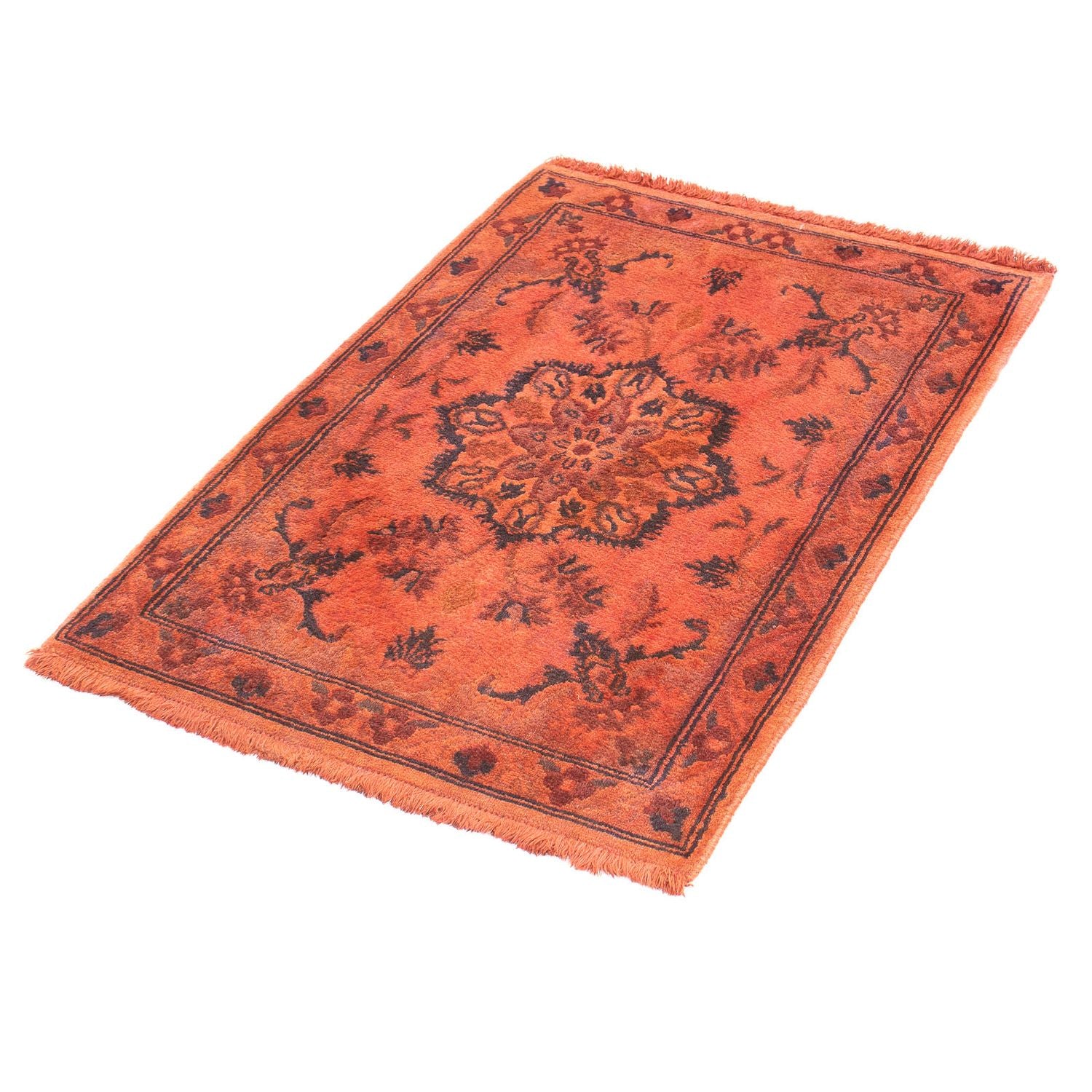 Orientteppich 80 x 58 cm - rost