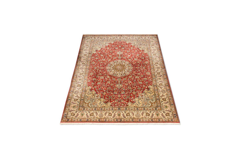 Seidenteppich - Kaschmir Seide 218 x 156 cm Wohnzimmer Teppich
