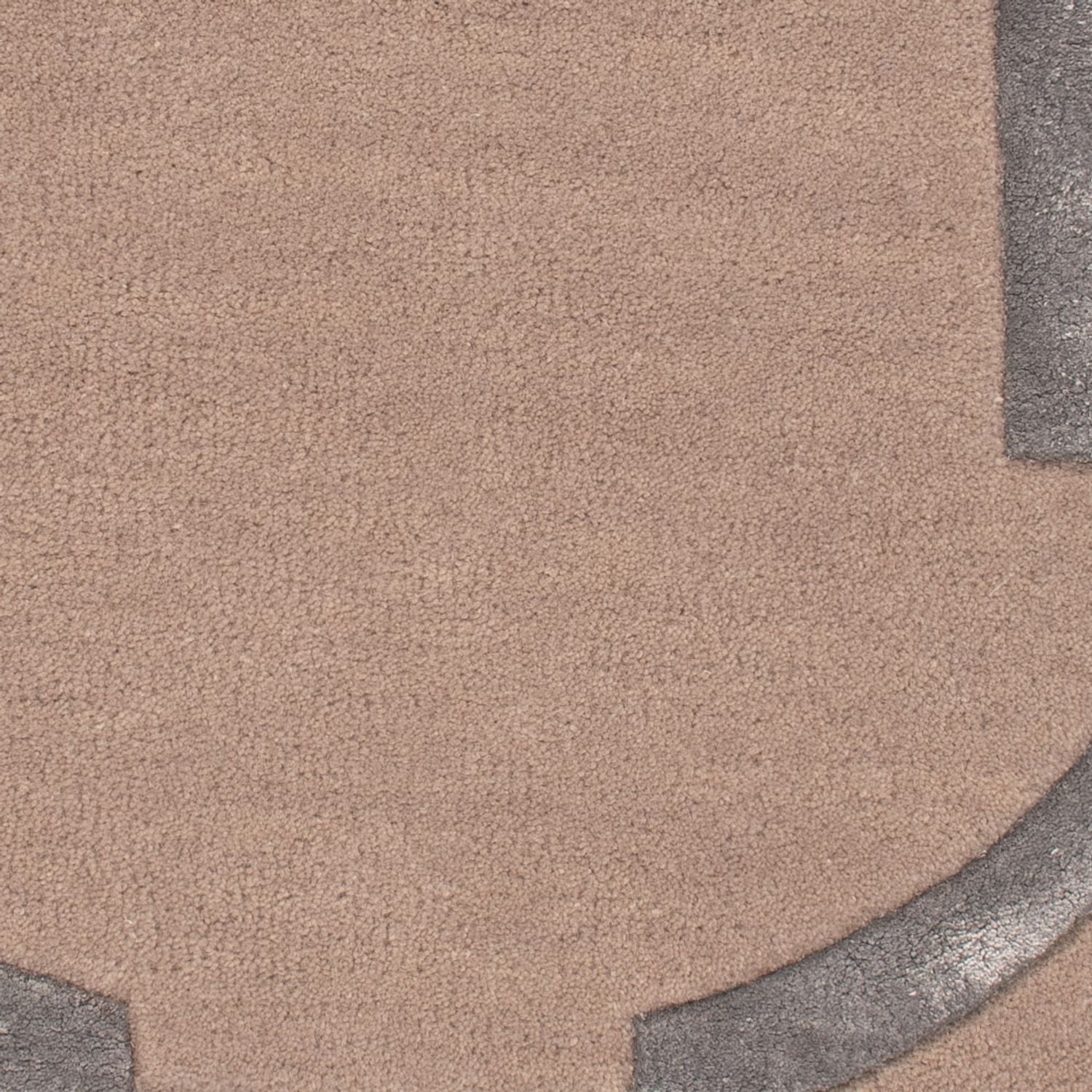 Designer Teppich - 90 x 60 cm - silber