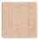 Designer Teppich quadratisch  - 30 x 30 cm - naturweiß