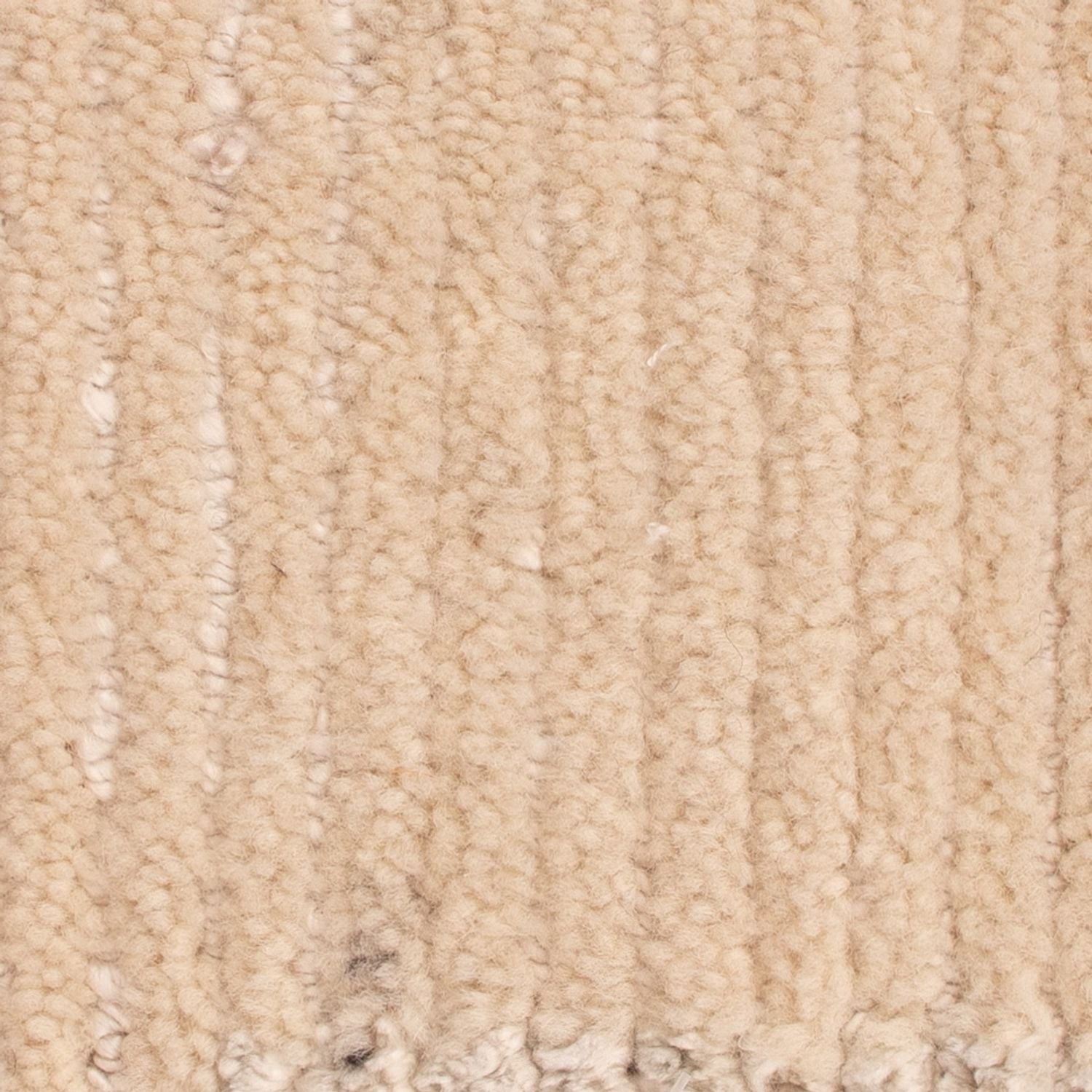Designer Teppich quadratisch  - 30 x 30 cm - naturweiß