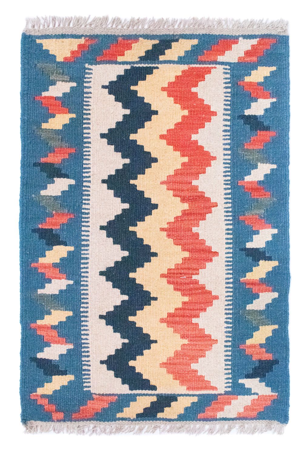 Kelim Teppich - Splash 91 x 61 cm - mehrfarbig