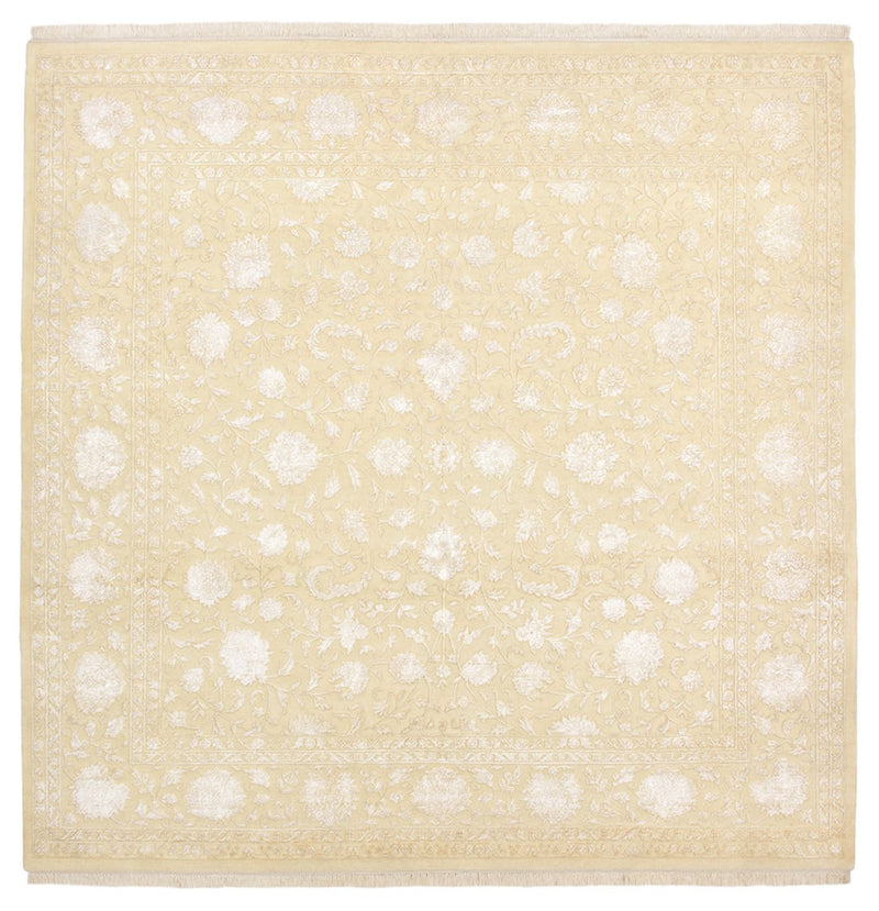 Orientteppich quadratisch  - 253 x 251 cm - hellbeige