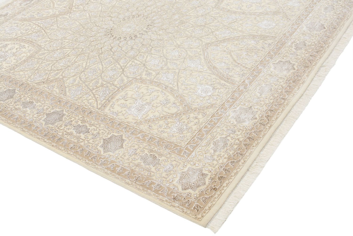 Orientteppich - 252 x 207 cm - dunkelbeige