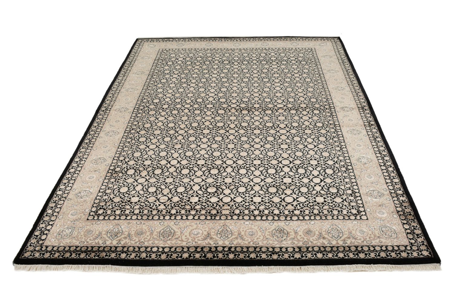 Orientteppich - Bidjar - Indus - 203 x 144 cm - dunkelbeige