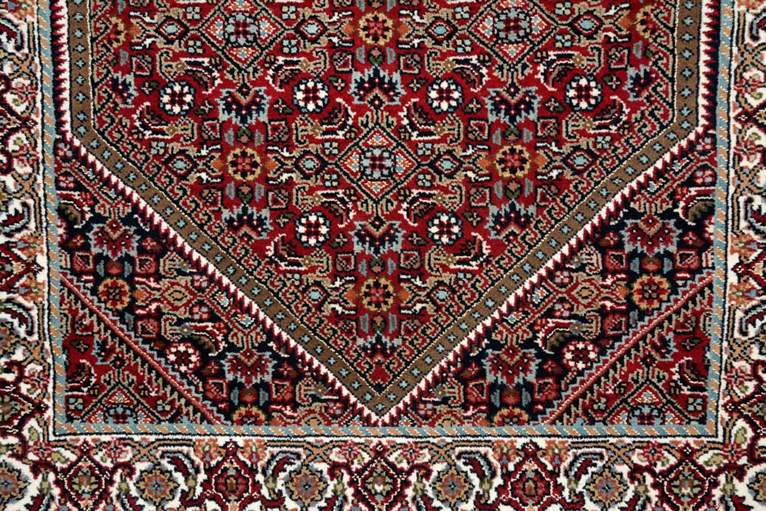 Läufer Perser - Bidjar - 246 x 79 cm - bordeauxrot