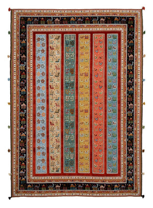 Orientteppich - 245 x 176 cm - mehrfarbig