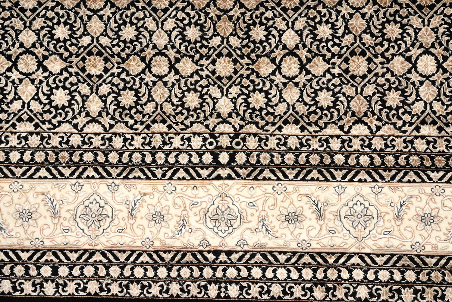 Orientteppich - Bidjar - Indus - 295 x 206 cm - dunkelbeige