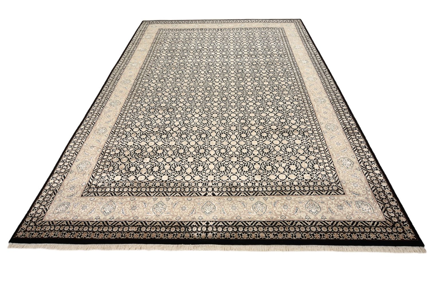 Orientteppich - Bidjar - Indus - 295 x 206 cm - dunkelbeige