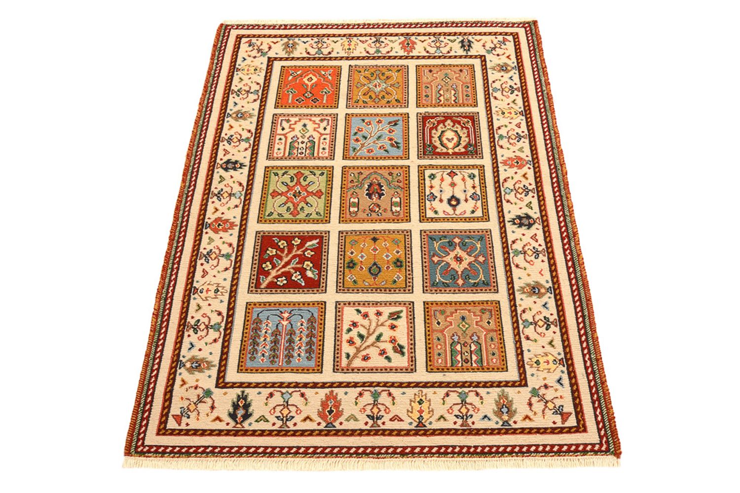 Orientteppich - 117 x 84 cm - creme