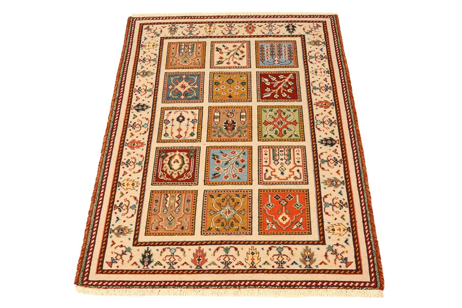 Orientteppich - 117 x 84 cm - creme