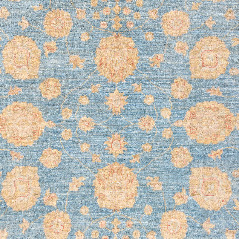 Ziegler Teppich - 202 x 148 cm - blau