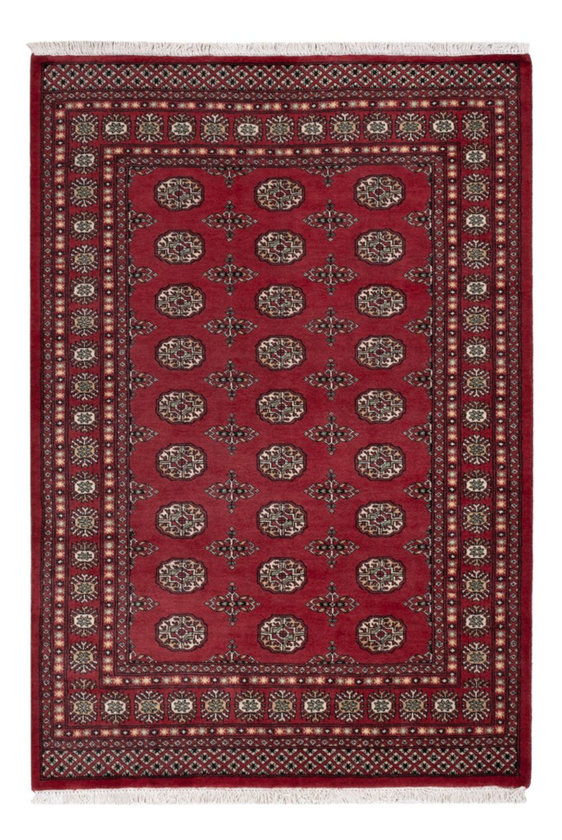 Pakistan Teppich - 204 x 141 cm - rot