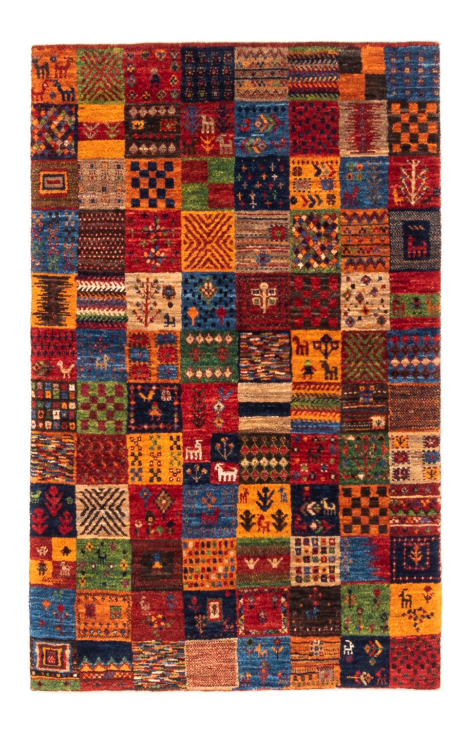 Gabbeh Teppich - Loribaft Perser - Royal - 124 x 80 cm - mehrfarbig