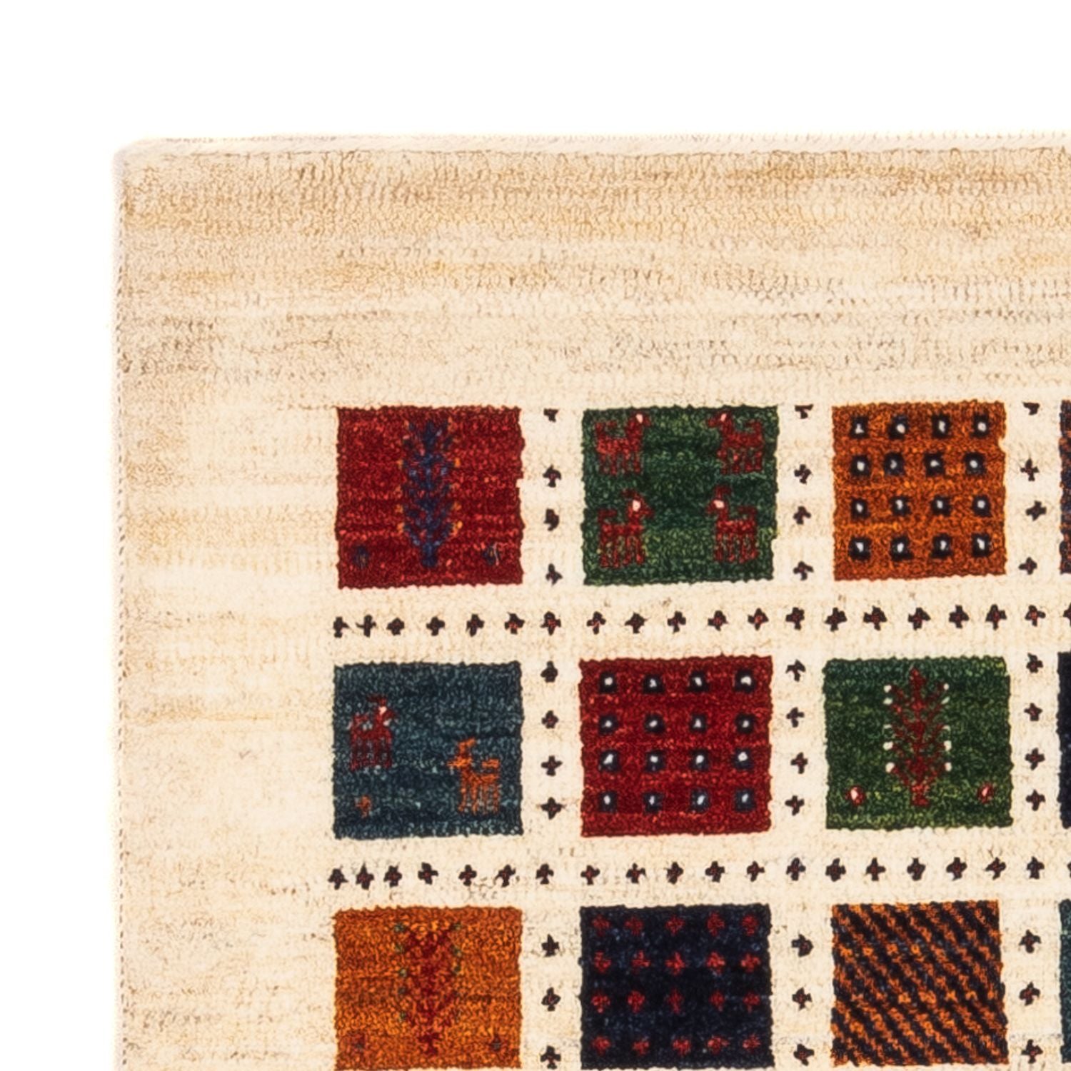 Gabbeh Teppich - Loribaft Perser - Royal - 112 x 80 cm - mehrfarbig