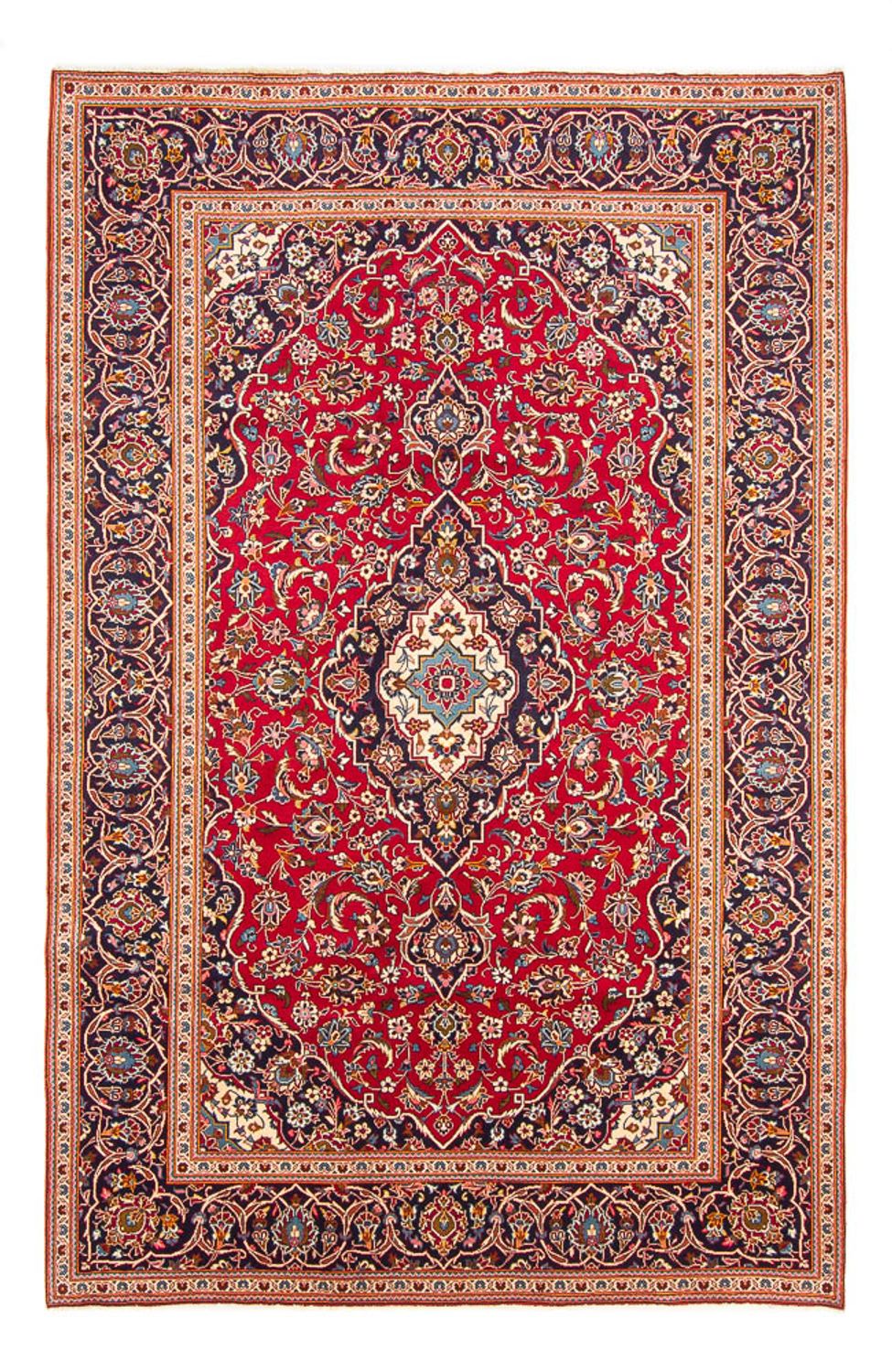 Perserteppich - Keshan - 288 x 202 cm - rot
