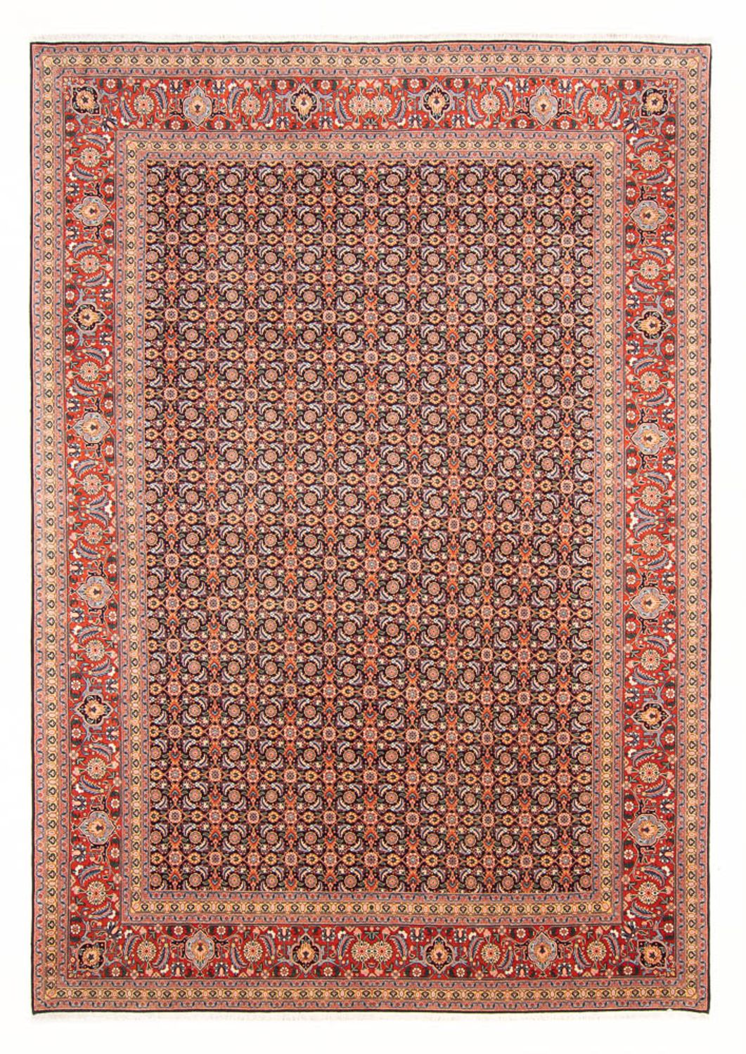 Perserteppich - Täbriz - Royal - 307 x 204 cm - dunkelblau