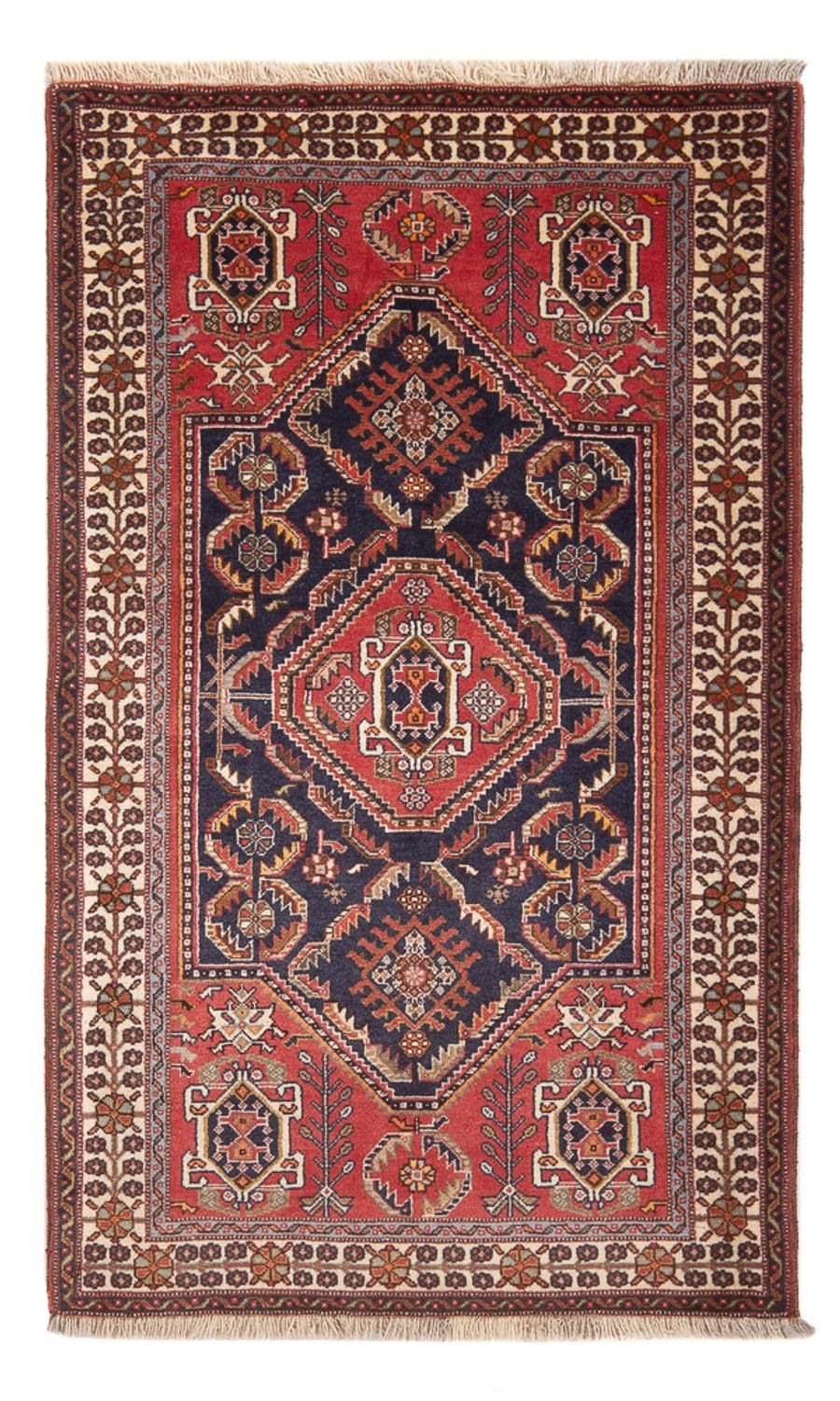 Gabbeh Teppich - Kaschkuli Perser - 152 x 82 cm - dunkelblau