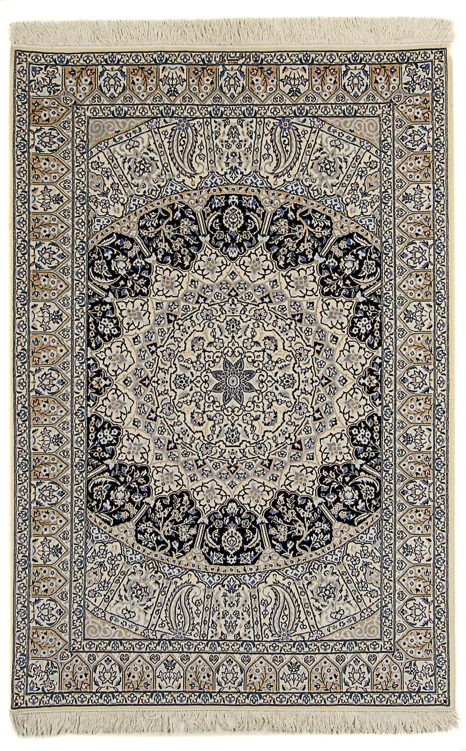 Perserteppich - Nain - Premium 190 x 128 cm Teppichbrücke