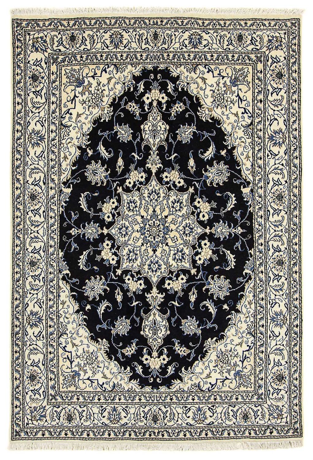 Perserteppich - Nain 240 x 166 cm Wohnzimmer Teppich