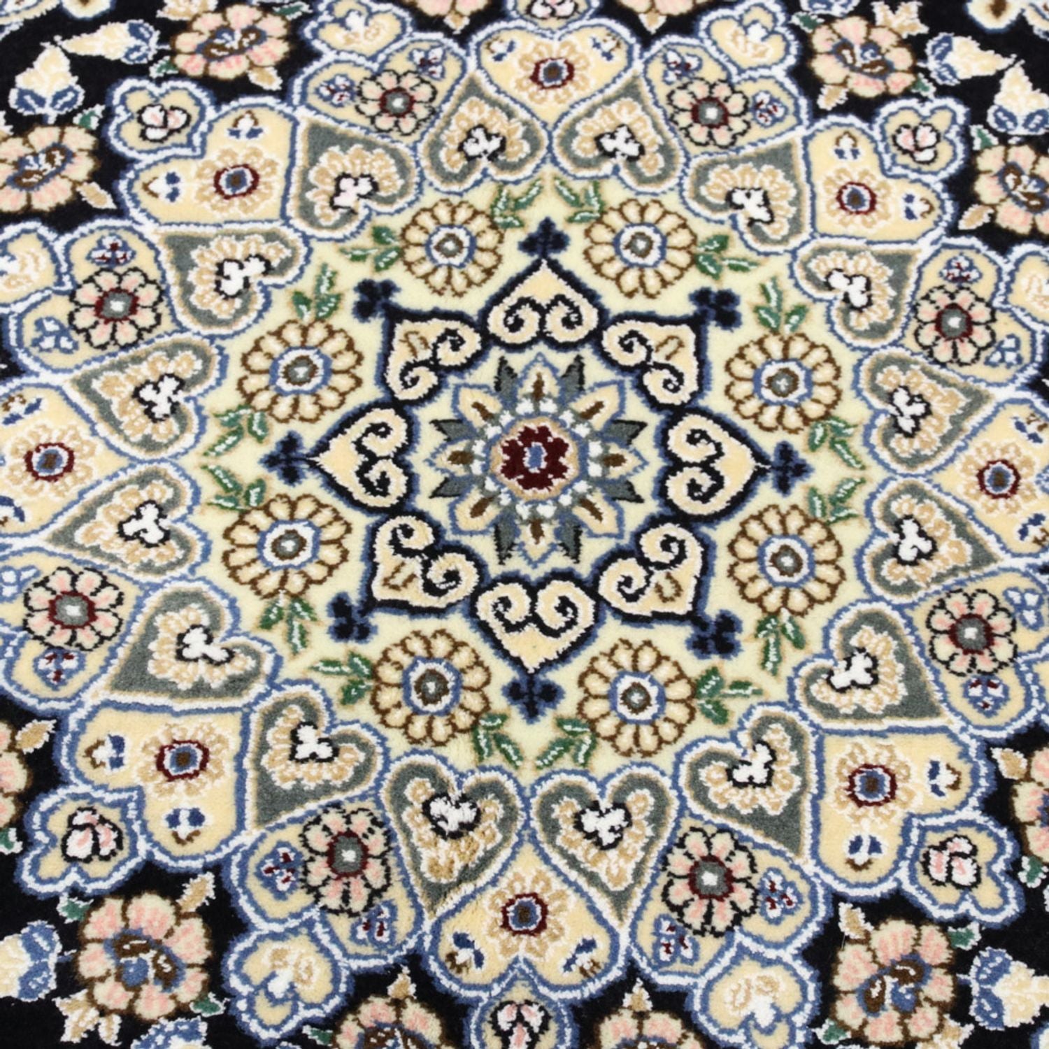 Perserteppich - Nain - Royal - 202 x 132 cm - dunkelblau