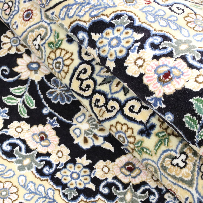 Perserteppich - Nain - Royal - 202 x 132 cm - dunkelblau