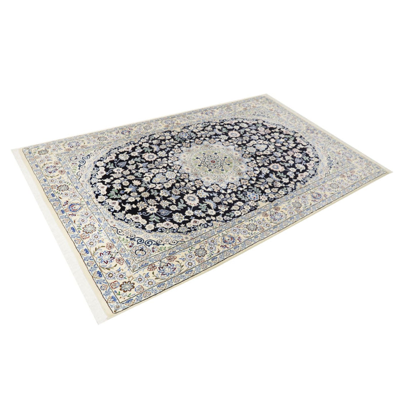Perserteppich - Nain - Royal - 202 x 132 cm - dunkelblau