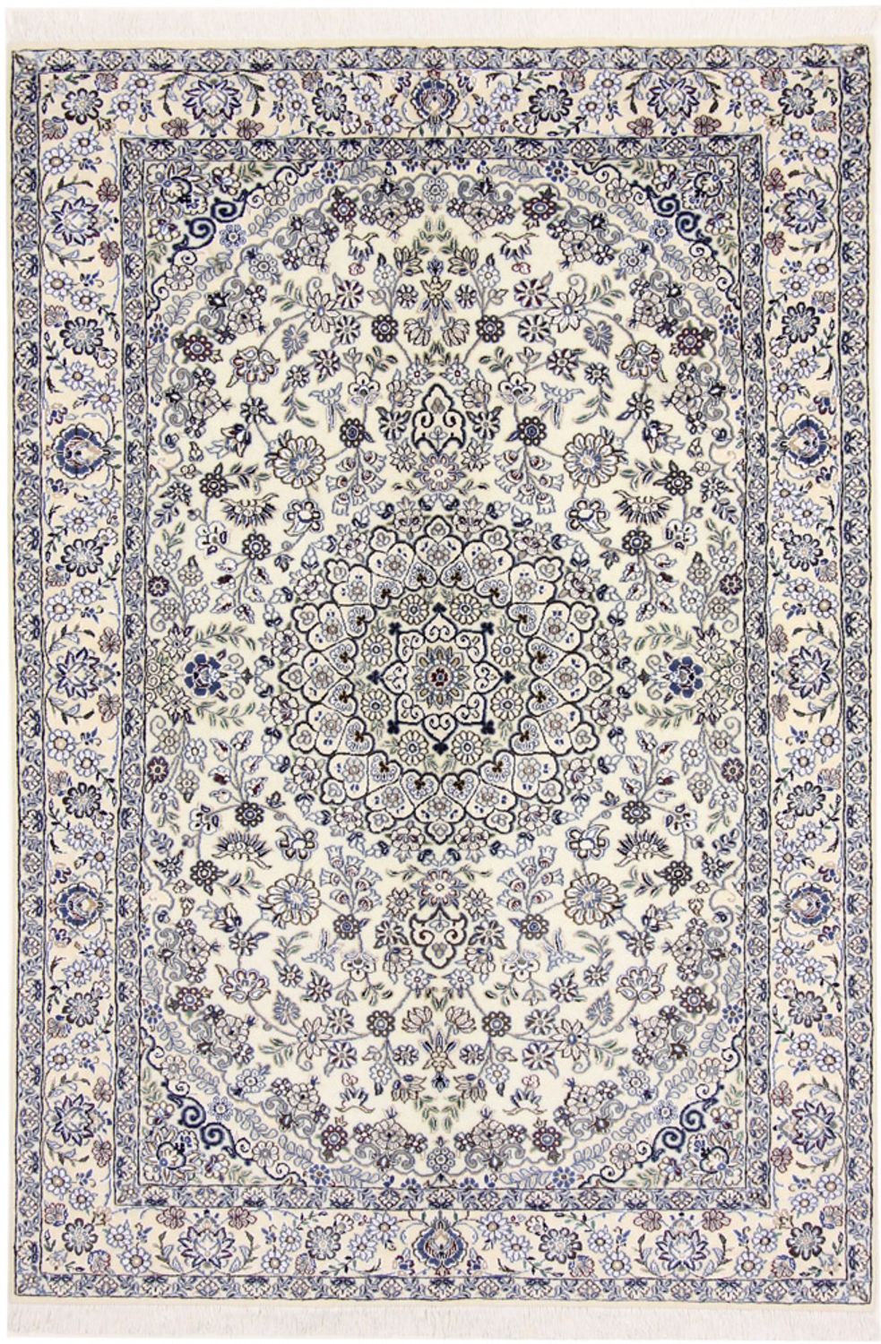 Perserteppich - Nain - Royal - 205 x 141 cm - beige