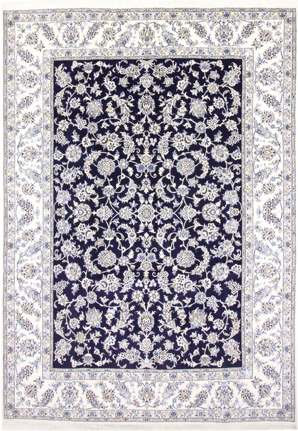 Perserteppich - Nain - 338 x 240 cm - dunkelblau