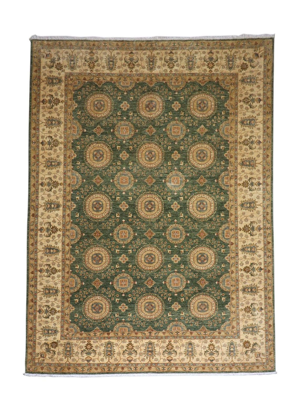 Ziegler Teppich 356 x 273 cm - grün