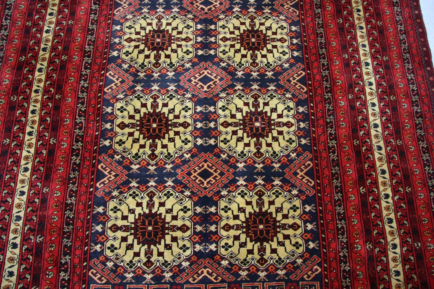 Afghan Teppich 288 x 195 cm - rot