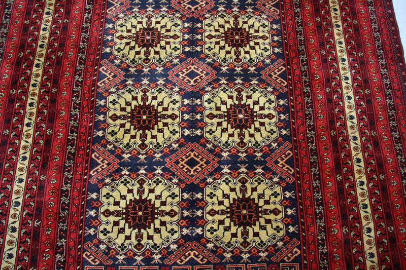 Afghan Teppich 288 x 195 cm - rot