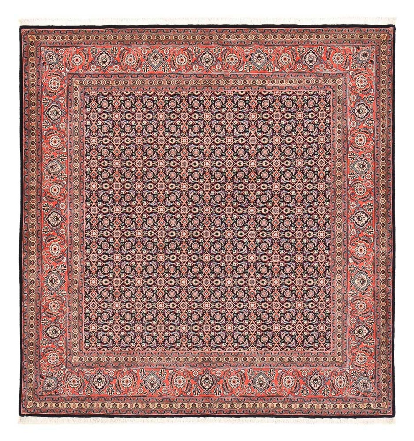 Perserteppich - Täbriz - Royal quadratisch  - 210 x 200 cm - hellrot