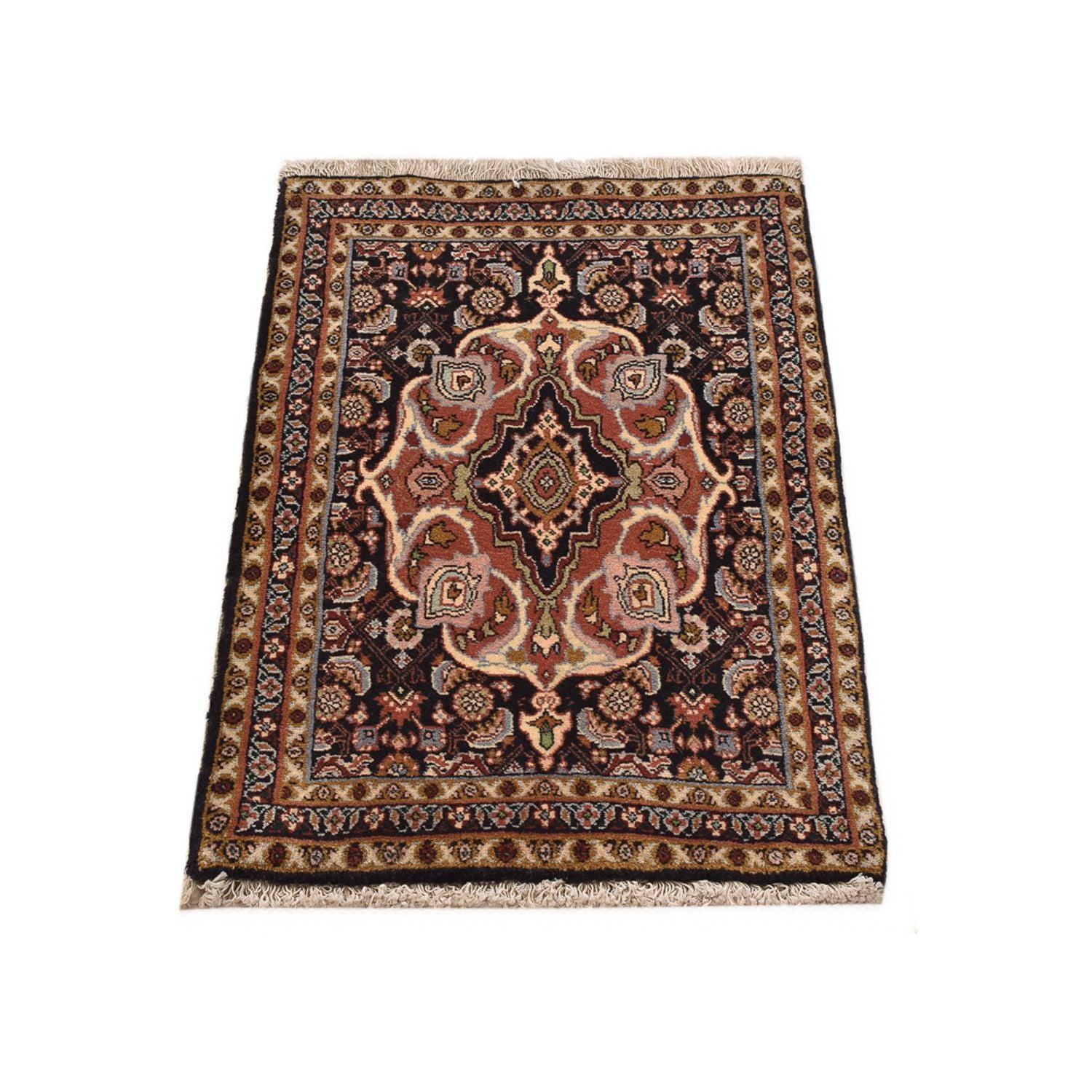 Perserteppich - Bidjar - 70 x 50 cm - dunkelbeige
