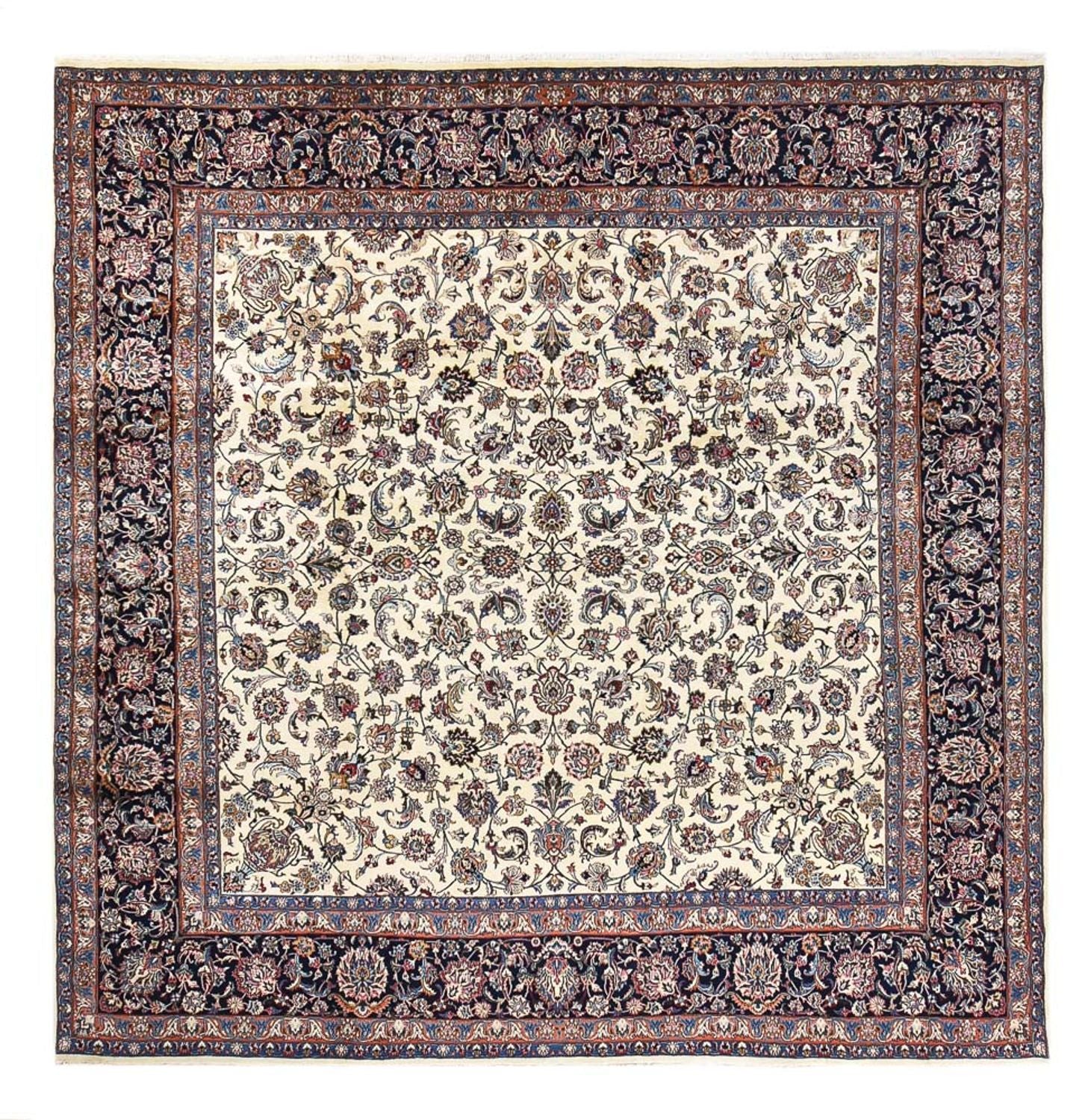 Perserteppich - Classic - Royal quadratisch  - 410 x 394 cm - creme