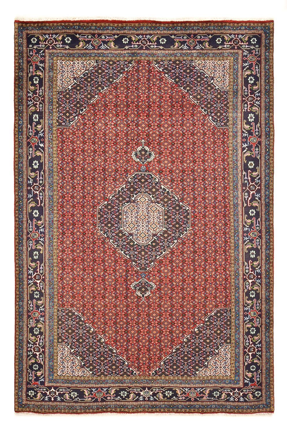 Perserteppich - Nomadic - 287 x 192 cm - bordeauxrot