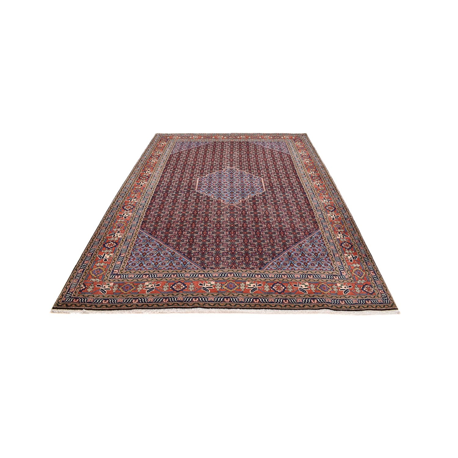 Perserteppich - Nomadic - 293 x 221 cm - dunkelbeige