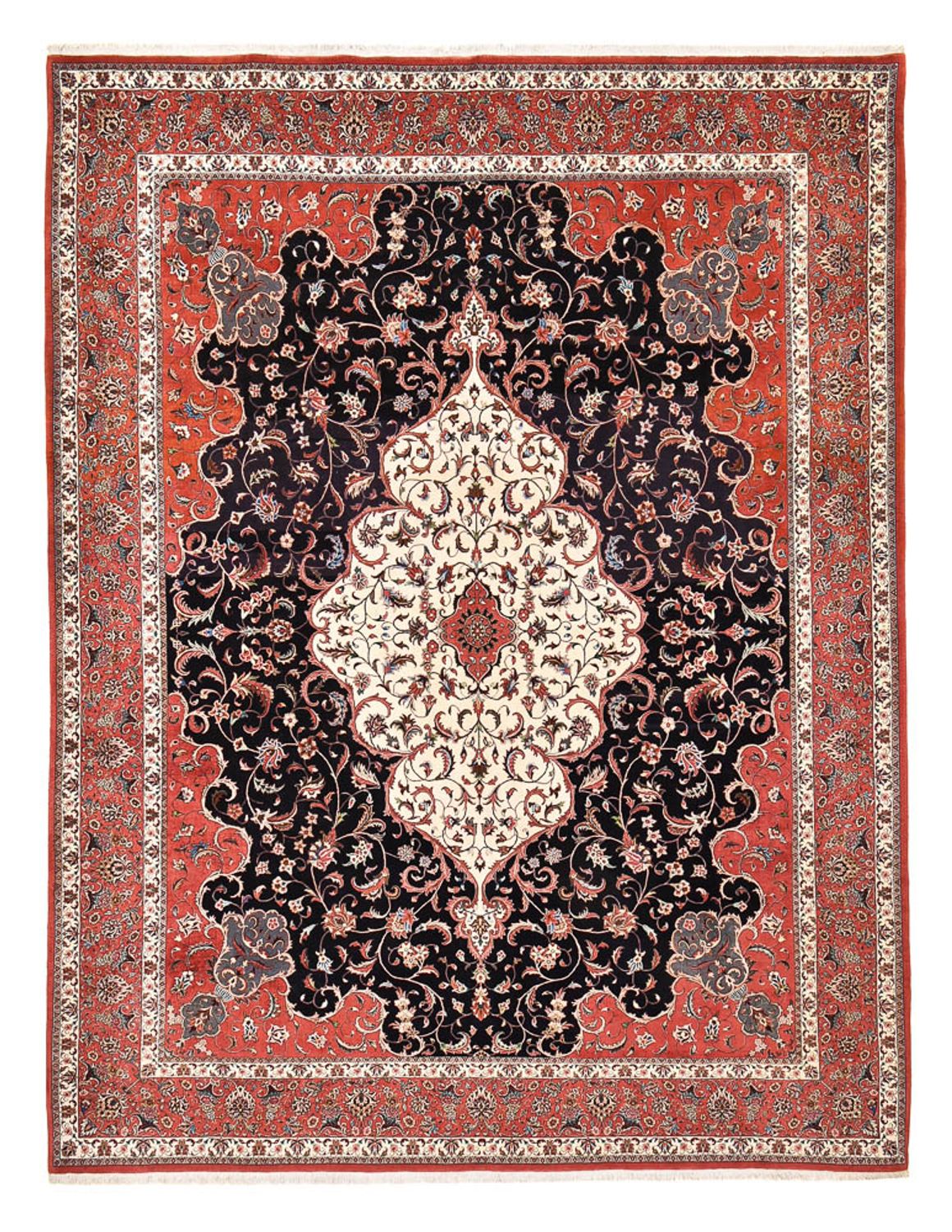 Perserteppich - Bidjar - 380 x 296 cm - dunkelblau