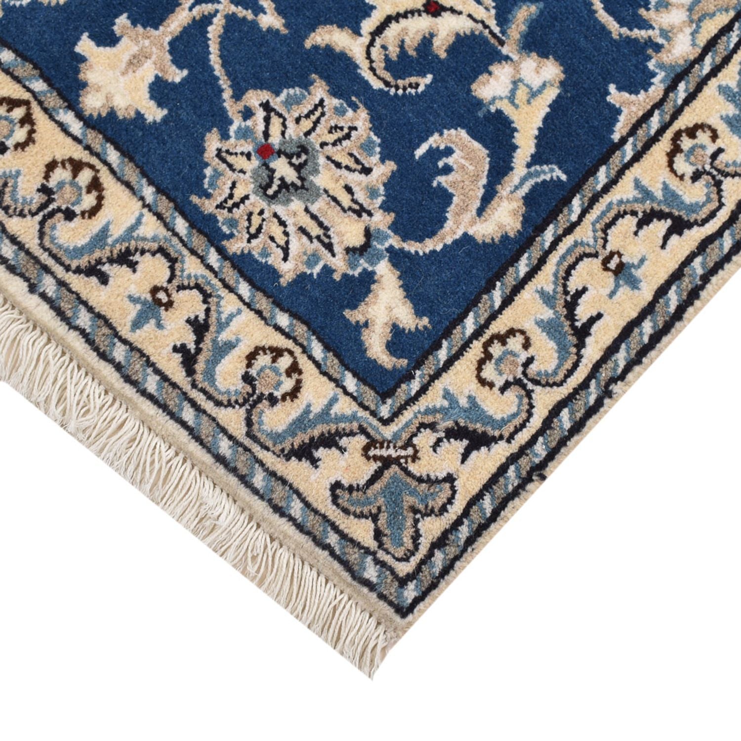 Perserteppich - Nain - 88 x 60 cm - blau