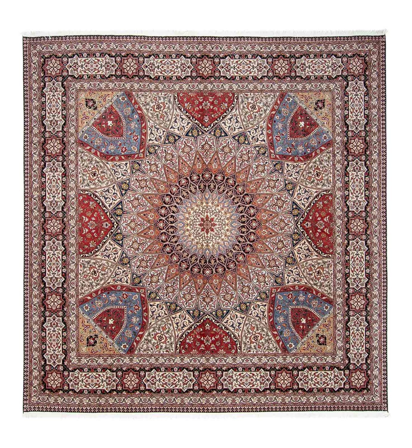 Perserteppich - Täbriz - Royal 300 x 298 cm Quadratischer Teppich
