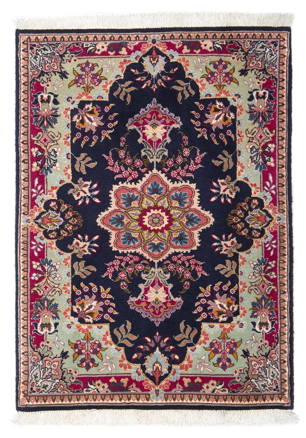 Perserteppich - Täbriz - Royal 90 x 60 cm - dunkelblau