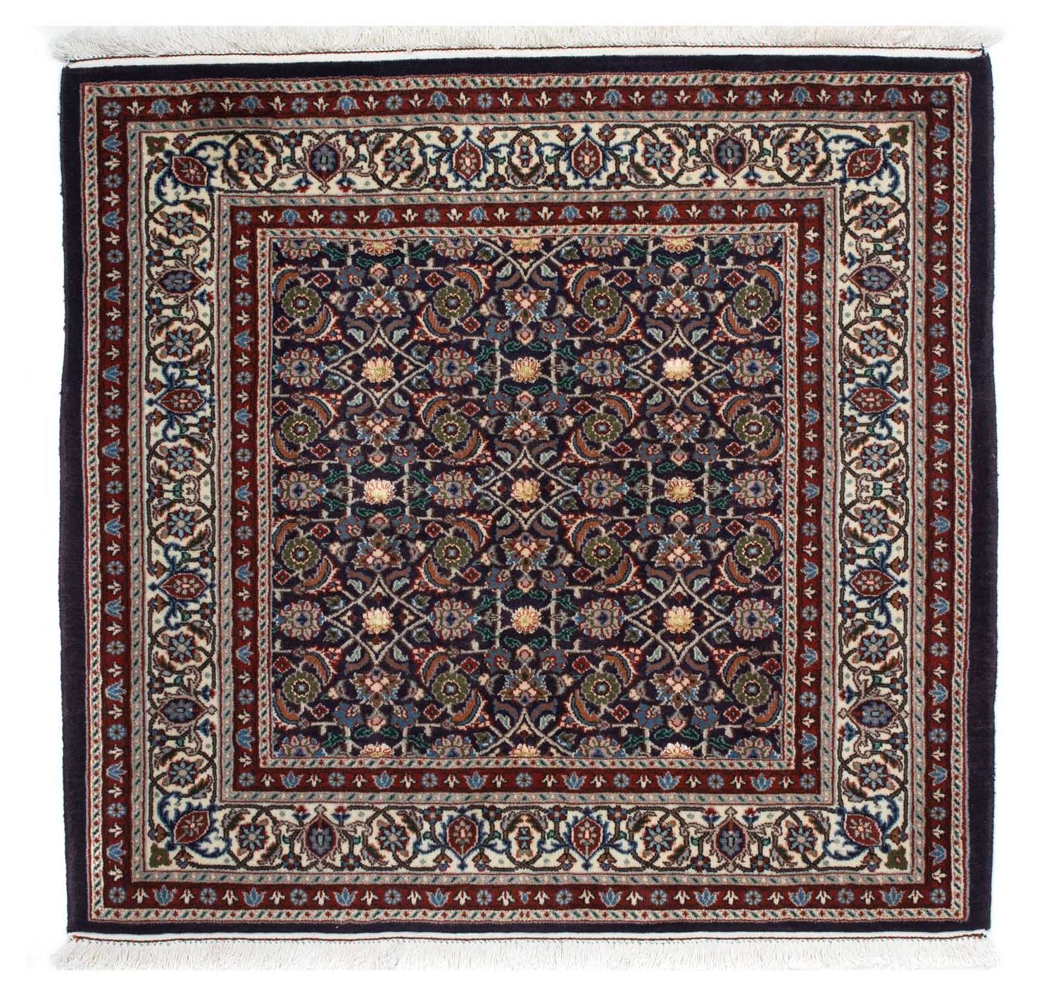 Perserteppich - Classic 104 x 103 cm - dunkelblau