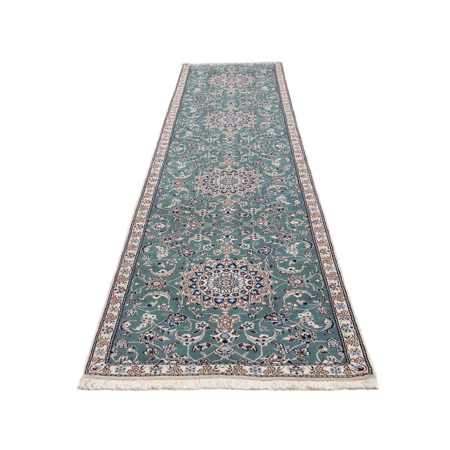 Perserteppich - Nain - Royal 394 x 88 cm Teppichläufer